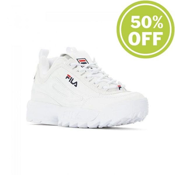 Tênis Fila Mulher Branco - Fila Disruptor M Low Wmn Shiny- Portugal Lojas,XHYA-15068